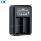 Cargador de Batería Doble para OLYMPUS BLH-1 JJC