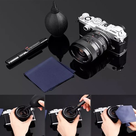 K&F Kit de limpieza para Ópticas 3 en 1