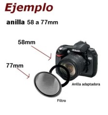 Anilla cambio de Rosca 58-77mm