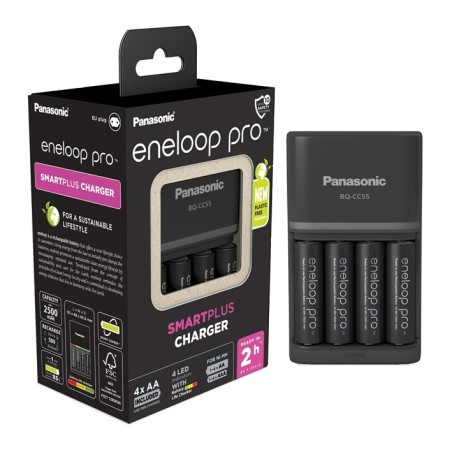 ENELOOP  Cargador  PRO  + 4 AA  2500mAh